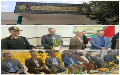 افتتاح کارگاه برکت سردار شهید میررمضان هاشمی هنرستان مائده توسط فرماندار سیمرغ