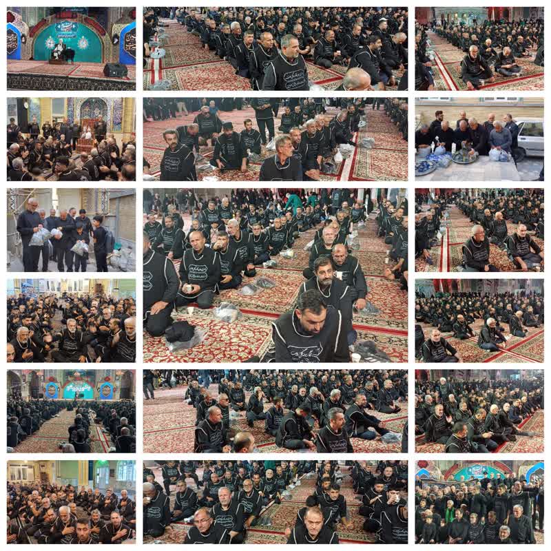 آستان قدس رضوی پرچم عزای حضرت اباعبدالله الحسین(ع) را به عزاداران حسینی شهرستان سیمرغ