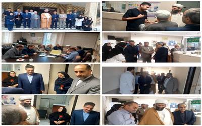 بازدید فرماندار سیمرغ از مرکز بهداشت شهرستان و تجلیل از پرستاران به مناسبت میلاد حضرت زینب(س)