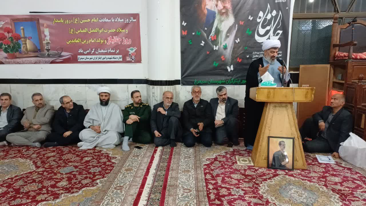 گرامیداشت روز جانباز، مراسمی باشکوه از سوی بنیاد شهید و امور ایثارگران شهرستان سیمرغ